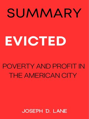 cover image of Summary of Evicted